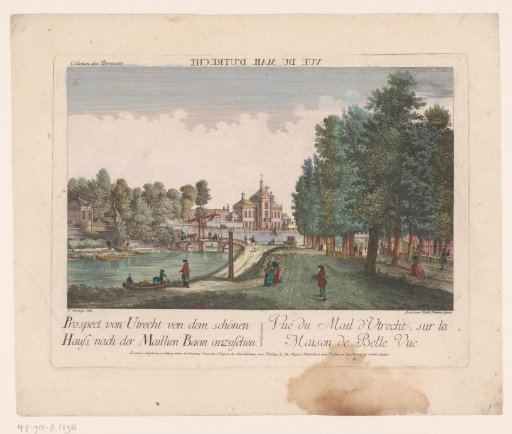 View of the Maliebaan in Utrecht