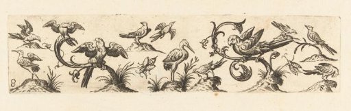 Frisian with Twelve Birds