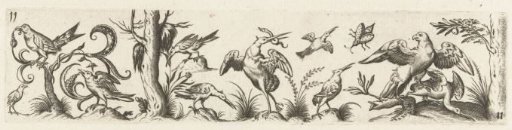 Frisian with Ten Birds and an Insect