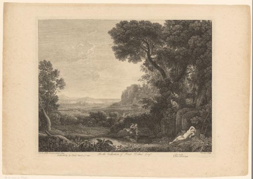 Landscape with a coastline
