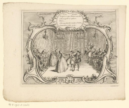 Last scene of Les petits comédiens