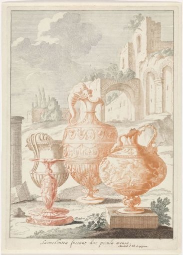 Landscape with Ruin and Vases