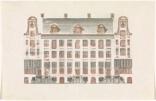 Canal houses on the Keizersgracht 518-526, Amsterdam