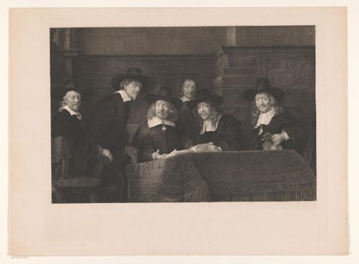 The Clothiers' Guild of Amsterdam, known as 'The Staalmeesters'