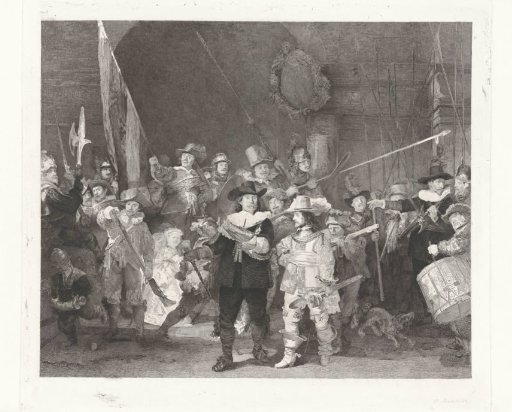 The Company of Captain Frans Banninck Cocq and Lieutenant Willem van Ruytenburch, known as 'The Night Watch'