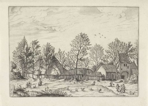Farmhouse with gatehouse