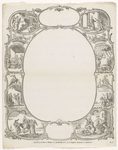 Frame with Scenes from the New Testament
