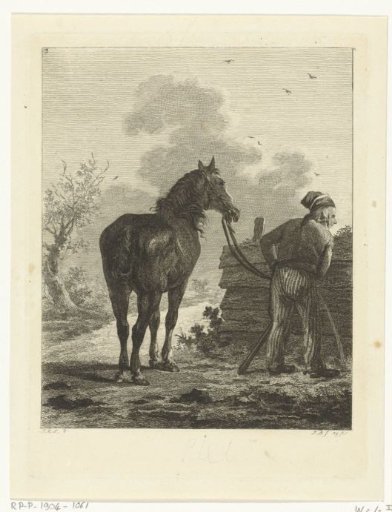 Man Urinating with a Horse