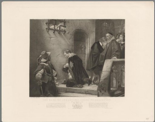 Thomas Wentworth just before his execution