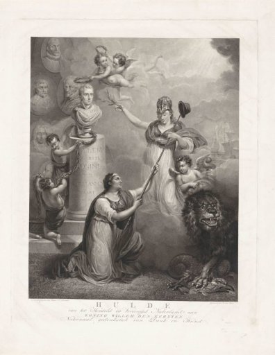 Tribute to King William I, 1815