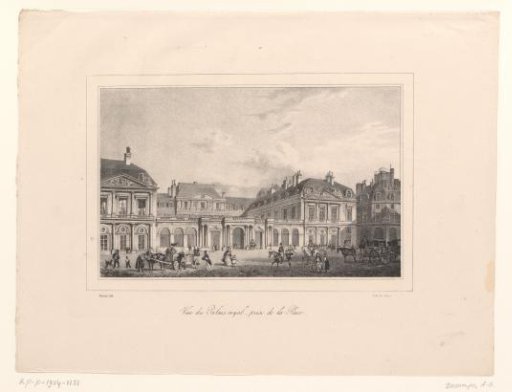 View of the Palais-Royal in Paris