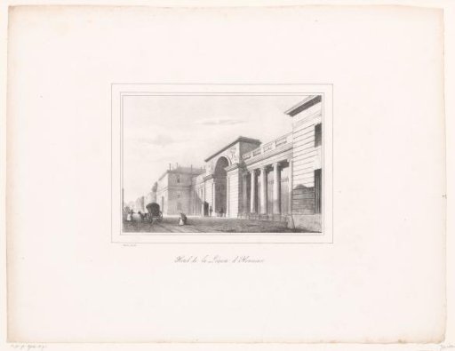 View of the Palais de la Légion d'honneur