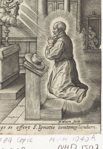 Ignatius of Loyola has a vision of Mary with the Christ Child