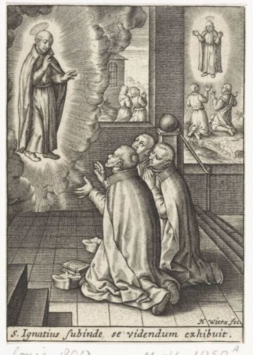 Appearance of Ignatius of Loyola to three Jesuits