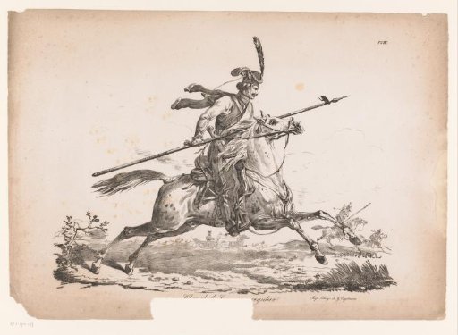 Cossack on horseback