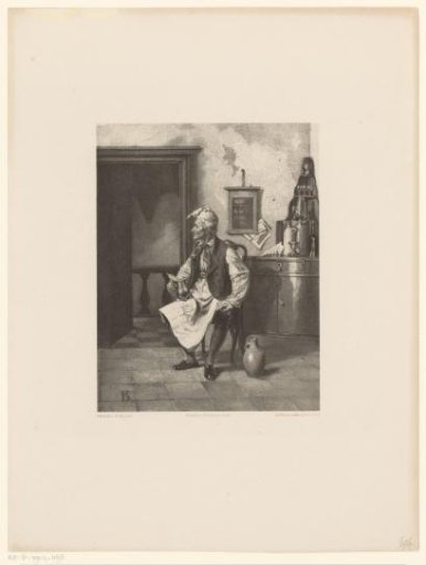 Servant with a beer jug