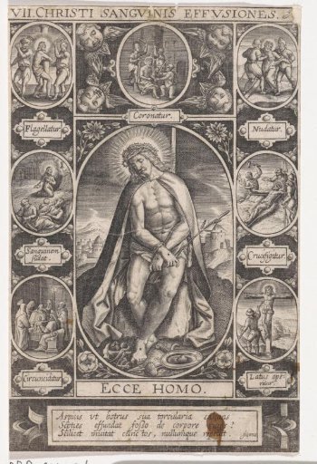 Christ as Man of Sorrows, Surrounded by Scenes from the Passion