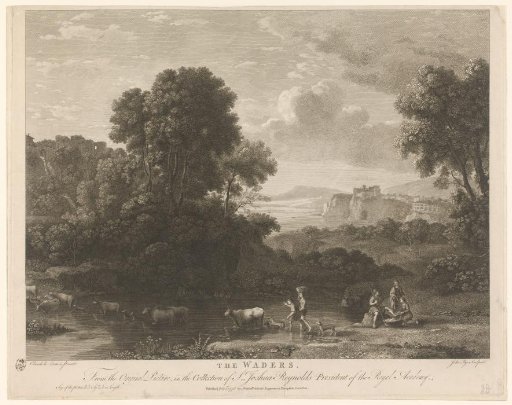Landscape with Flock and Shepherds at a Ford