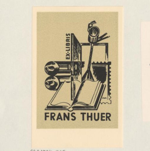 Ex libris of Frans Thuer