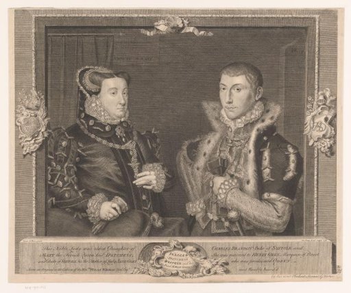 Portrait of Mary Fiennes and her son Gregory Fiennes