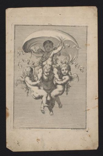 Three Putti Carrying a Fourth Putto