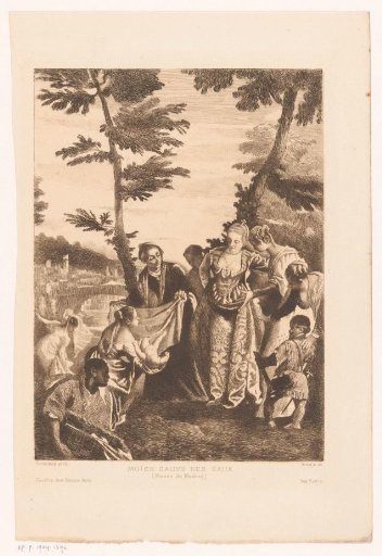 Moses saved from the Nile