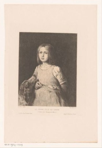 Girl with dog