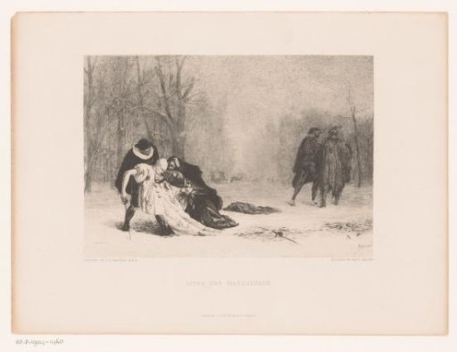 Duel after a costume ball
