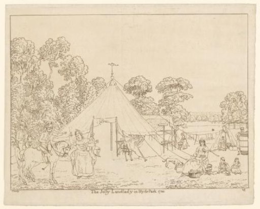 Families of soldiers at the camp