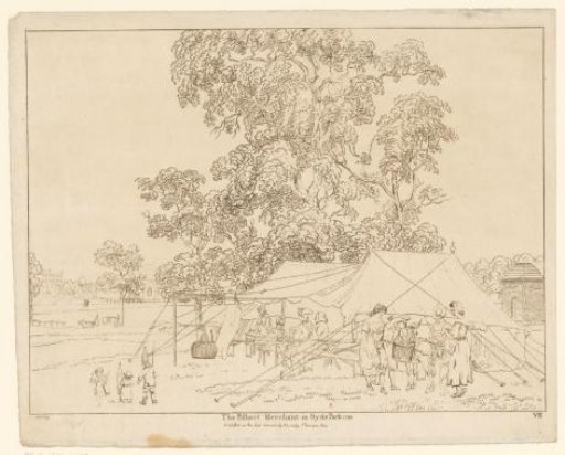 Children and women in the military camp