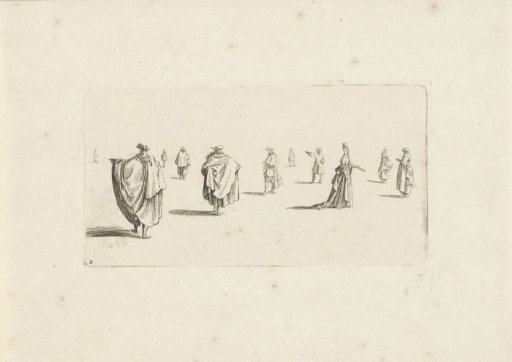 Study sheet with walking figures