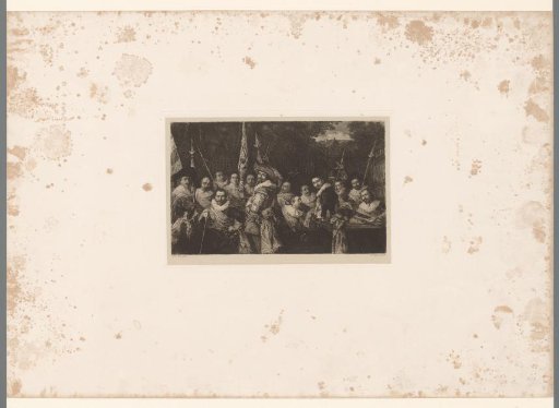 Meeting of Officers and Non-Commissioned Officers of the Haarlem Cluveniers Militia Company