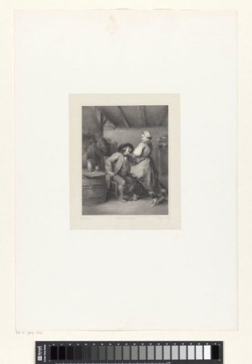 Drunken man in an inn