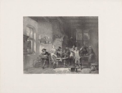 Inn with a draftsman and peasants