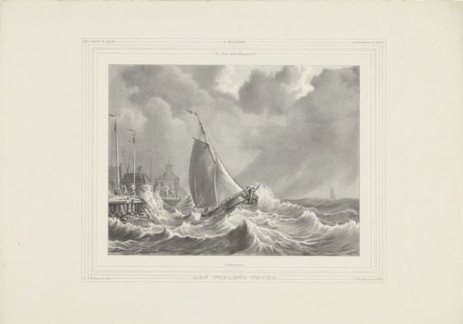 Storm in the Harbour of Enkhuizen