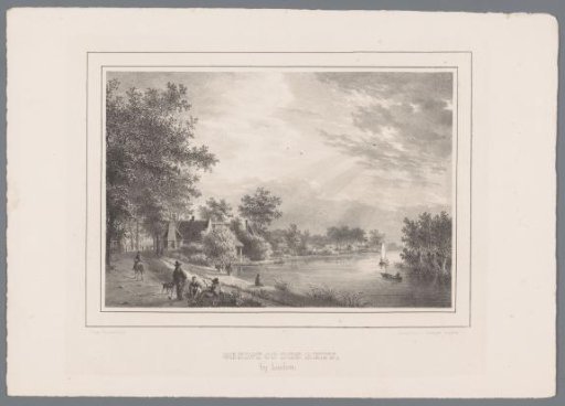 View of the Rhine at Leiden