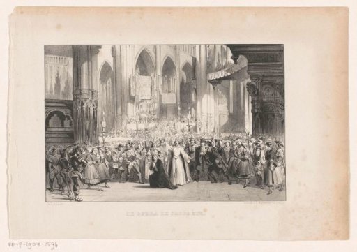 Scene from the Opera Le Prophète
