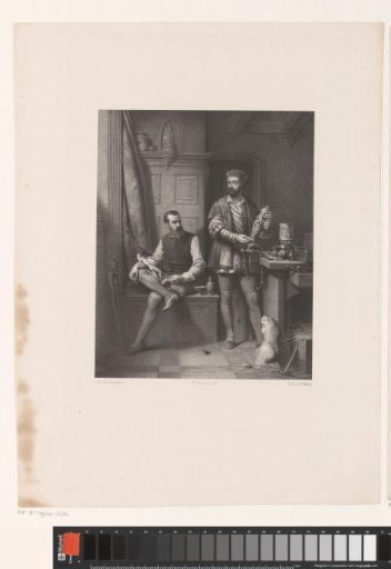 Benvenuto Cellini Receiving a Visitor in His Workshop