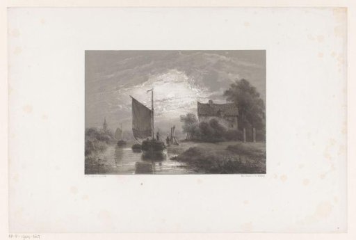 Man on a moored sailing boat in conversation with a woman