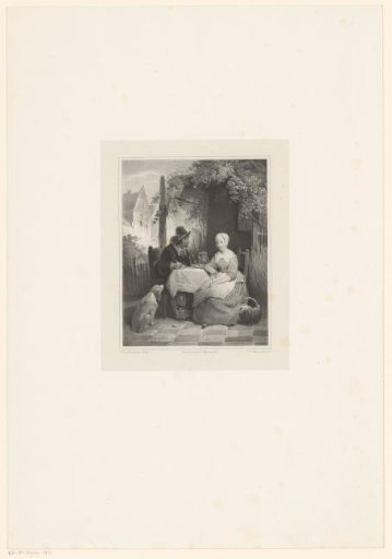 Man and Woman at Table