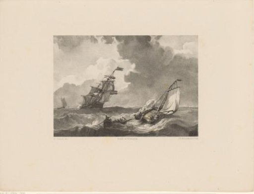 Ships on a stormy sea
