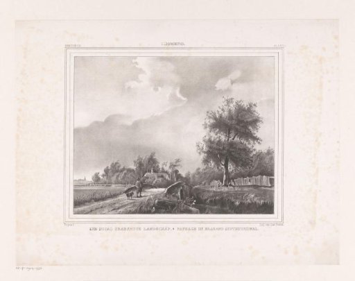 Brabantine landscape with bridge