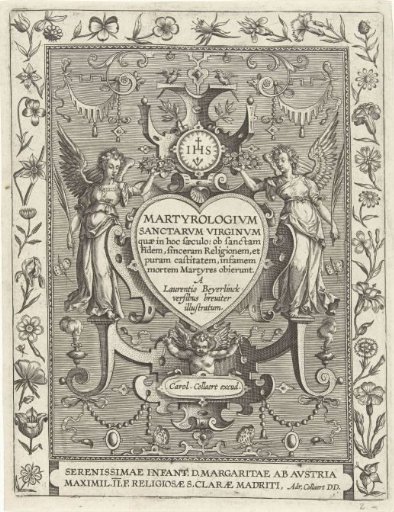 Title Page for Martyrologium sanctarum virginum