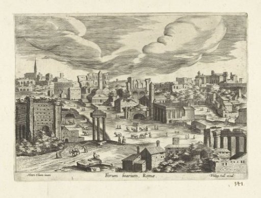 View of the ruins of the Forum Boarium
