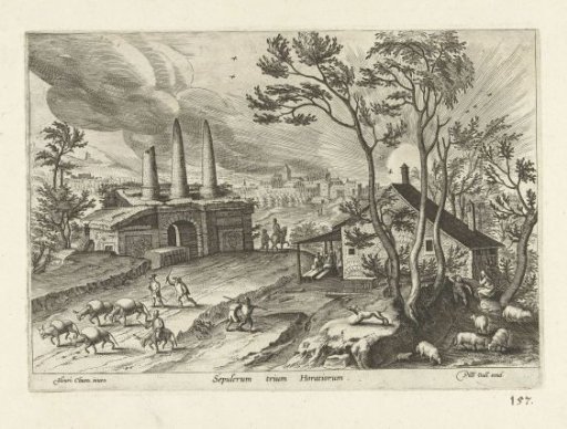 Landscape with some ruins