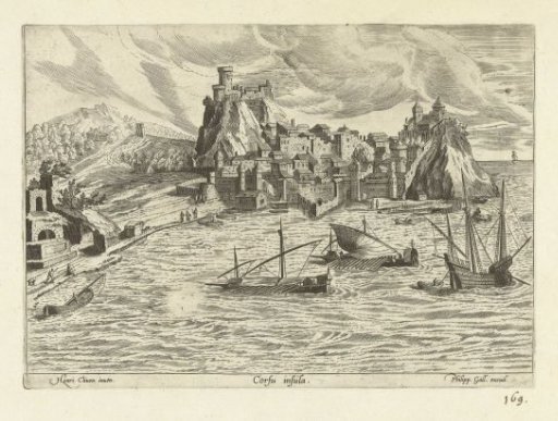 View of the Harbour of Corfu