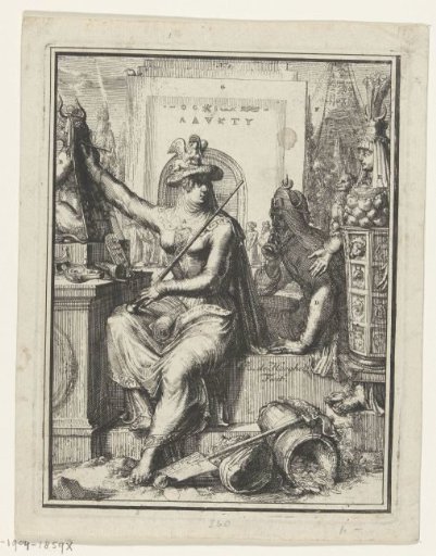 Illustration for 'Hieroglyphica or emblems of the ancient peoples' by Romeyn de Hooghe