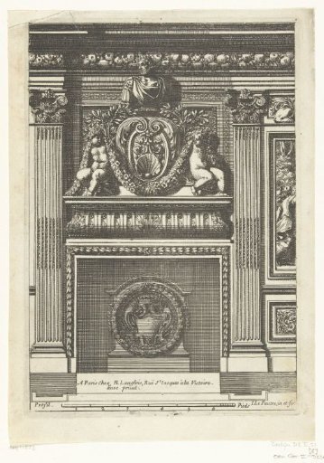 Lower panel with an emperor's bust.