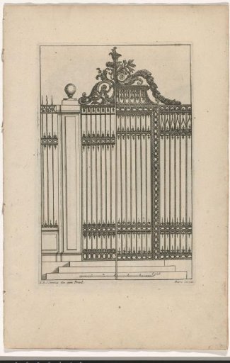 Title page: wrought ironwork