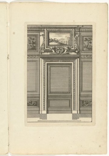 Door with empty frame